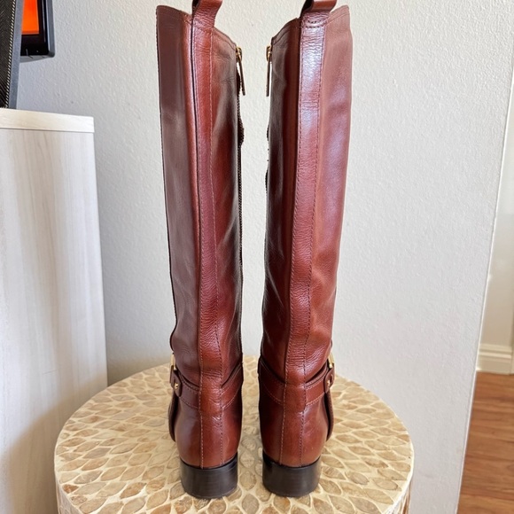 Tory Burch Alessandra Tall Leather Riding Boots size 5M - Picture 10 of 16